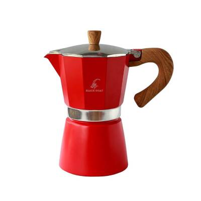 3 Cup Moka Pot - Kırmızı - 1