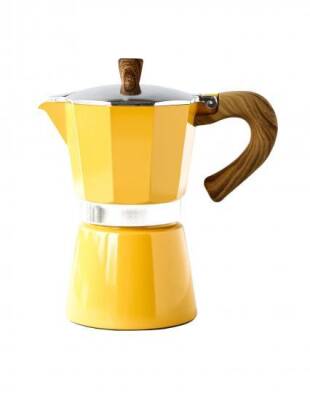 3 Cup Moka Pot - Sarı - 1