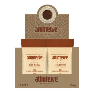 Altıntelve Öğütülmüş Türk Kahvesi 24x100 gr - 1
