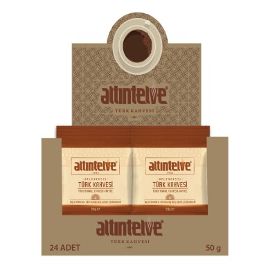 Altıntelve Öğütülmüş Türk Kahvesi 24x50 g - Altıntelve