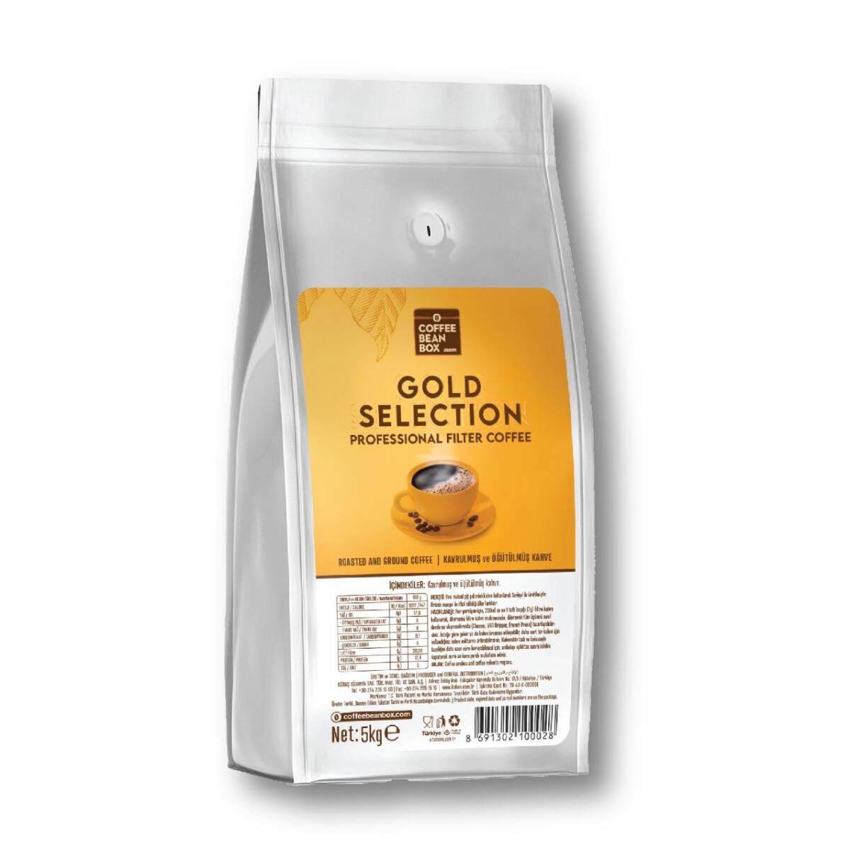Coffee Bean Box Altıntelve Selection Blend Öğütülmüş Filtre Kahve 5 Kg - 1