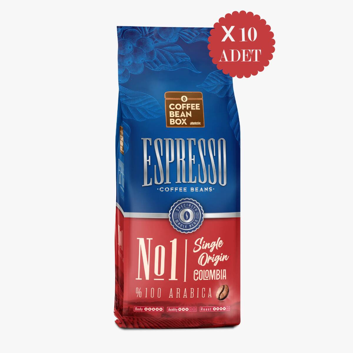 Coffee Bean Box Altıntelve Single Origin Espresso Çekirdek Kahve 1 Kg 10 Adet - 1
