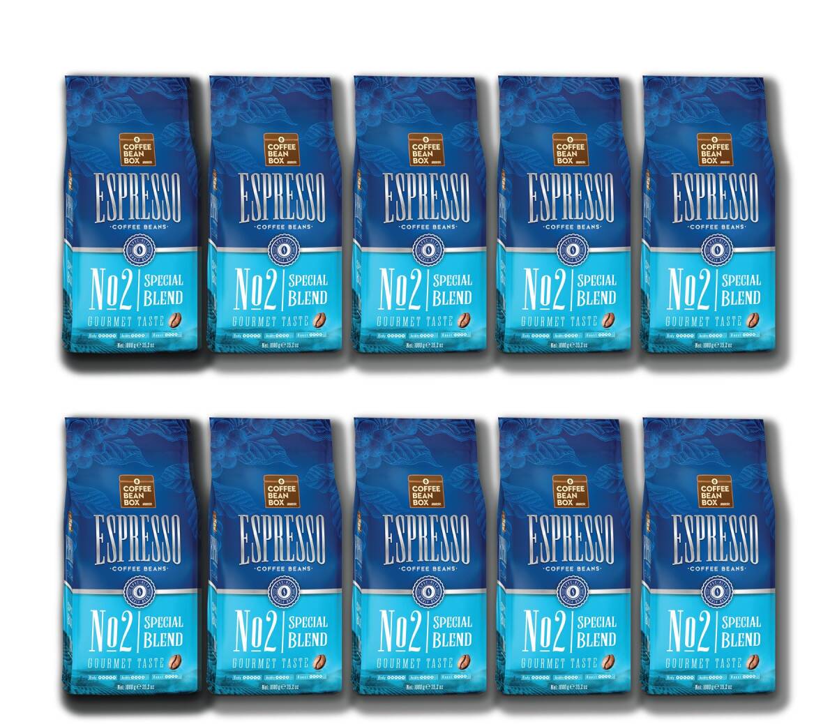 Coffee Bean Box Special Blend Espresso Çekirdek Kahve 1 kg 10 Adet - 3