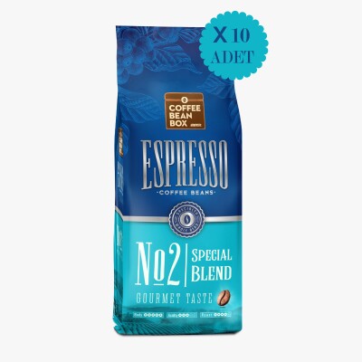 Coffee Bean Box Special Blend Espresso Çekirdek Kahve 1 kg 10 Adet - 1