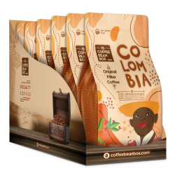 Colombia Filtre Kahve 250 g (6lı Kutu) - Coffee Bean Box Altıntelve