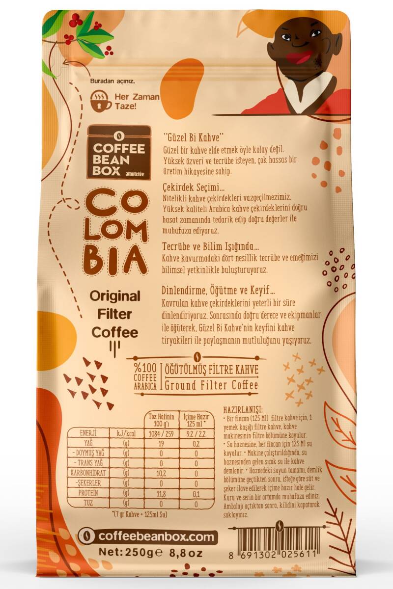 Colombia Filtre Kahve 250 g - 3