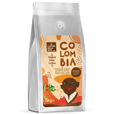 Colombia Kavrulmuş Çekirdek Filtre Kahve 5 Kg - 1