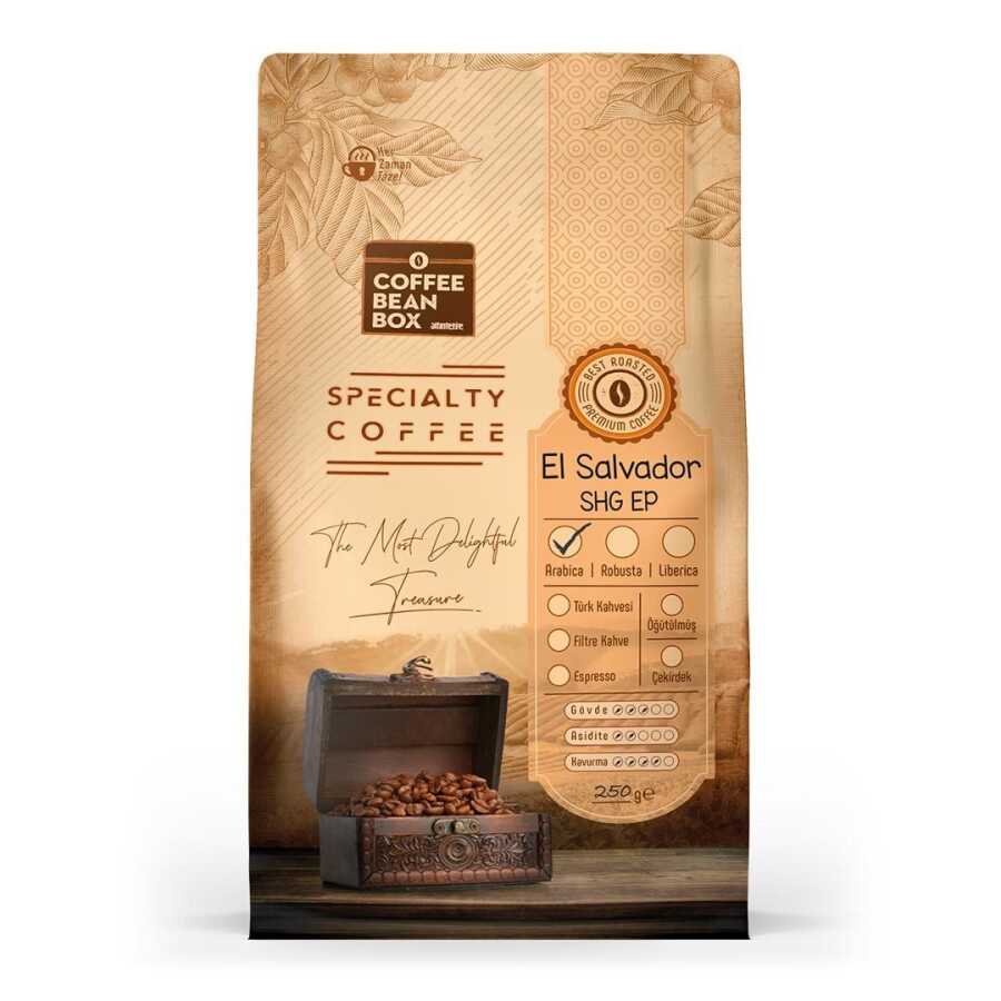 El Salvador Çekirdek Kahve 250 Gr Yöresel Dünya Kahveleri Coffee Bean