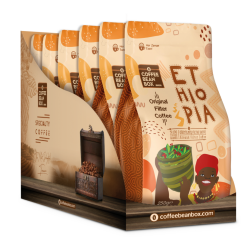 Ethiopia Filtre Kahve 250 g (6lı Kutu) - Coffee Bean Box Altıntelve