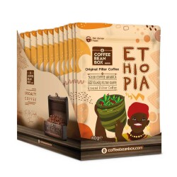 Ethiopia Filtre Kahve 80 g (10lu Kutu) - Coffee Bean Box Altıntelve