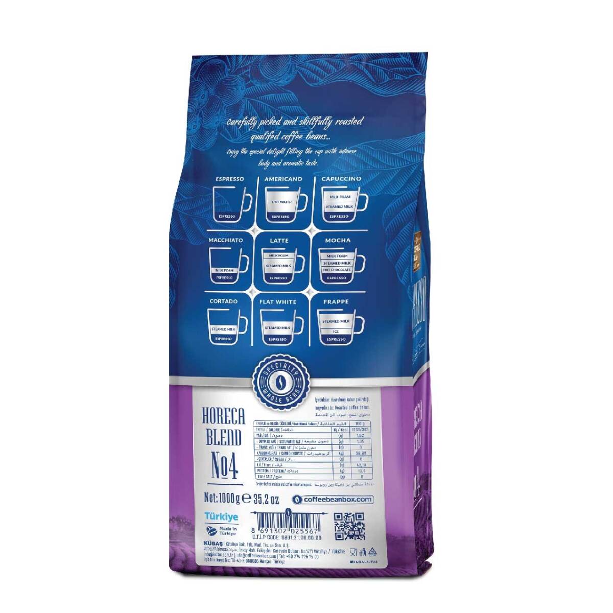 Horeca Blend Espresso Çekirdek Kahve 1 kg - 2