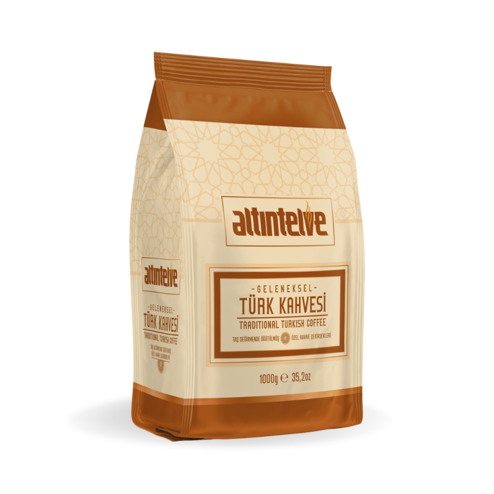 Altıntelve Türk Kahvesi 1000 gr – Geleneksel Öğütülmüş Türk Kahvesi
