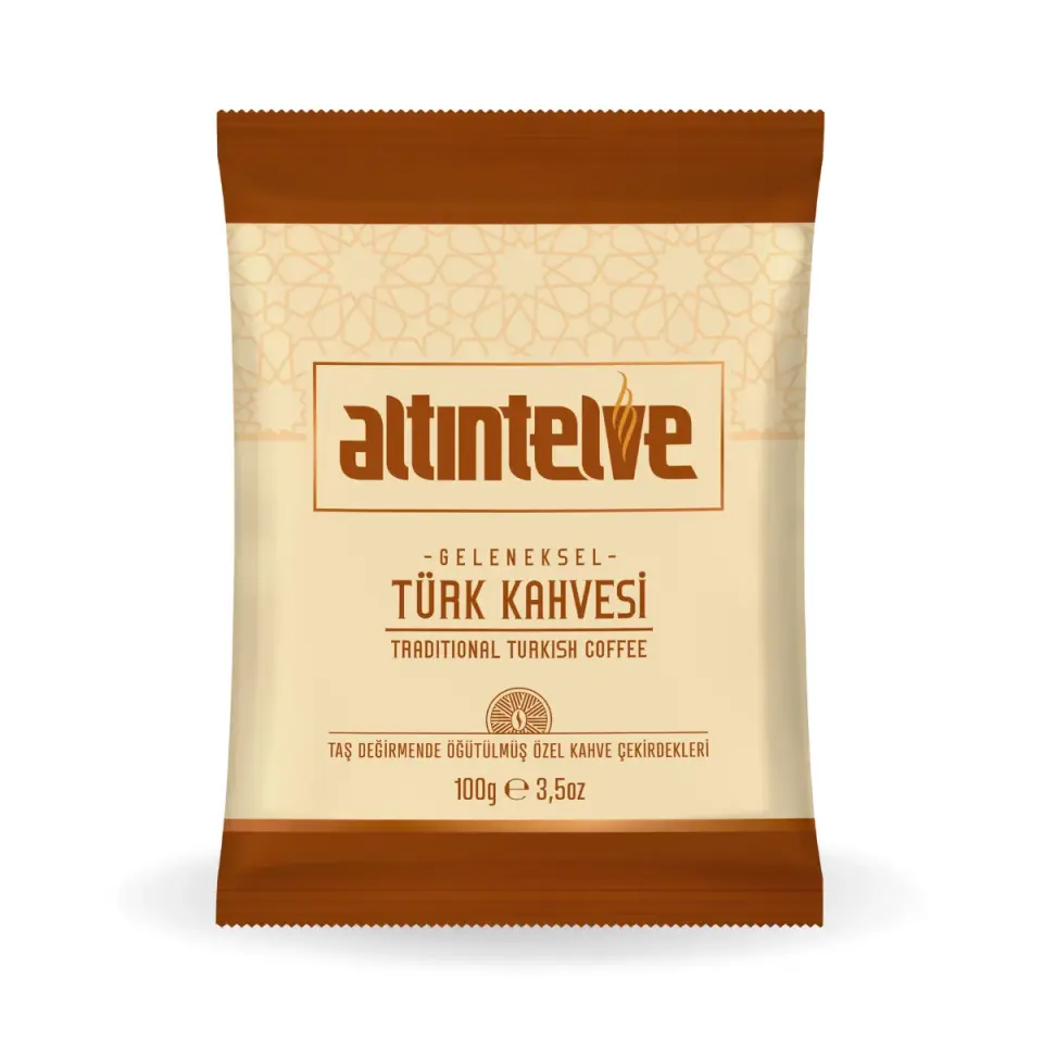 Altıntelve Türk Kahvesi 100 gr – Geleneksel Öğütülmüş Türk Kahvesi