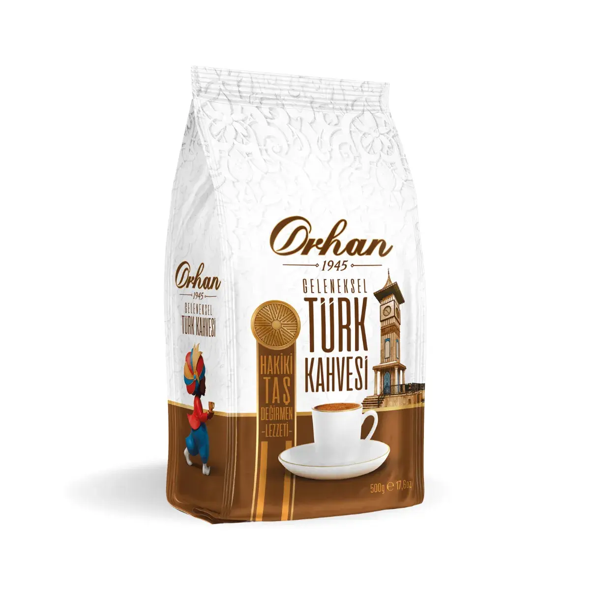Orhan Türk Kahvesi 500 gr – Taş Değirmen Öğütülmüş Geleneksel Türk Kahvesi
