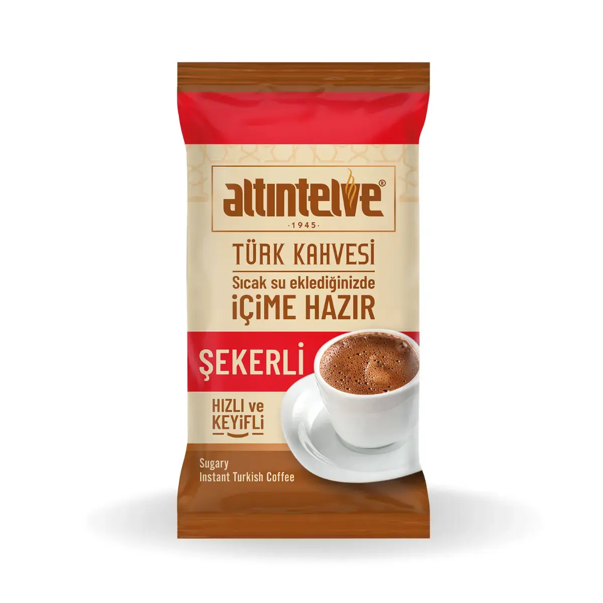 Altıntelve Hazır Türk Kahvesi Şekerli 24’lü – Pratik Türk Kahvesi