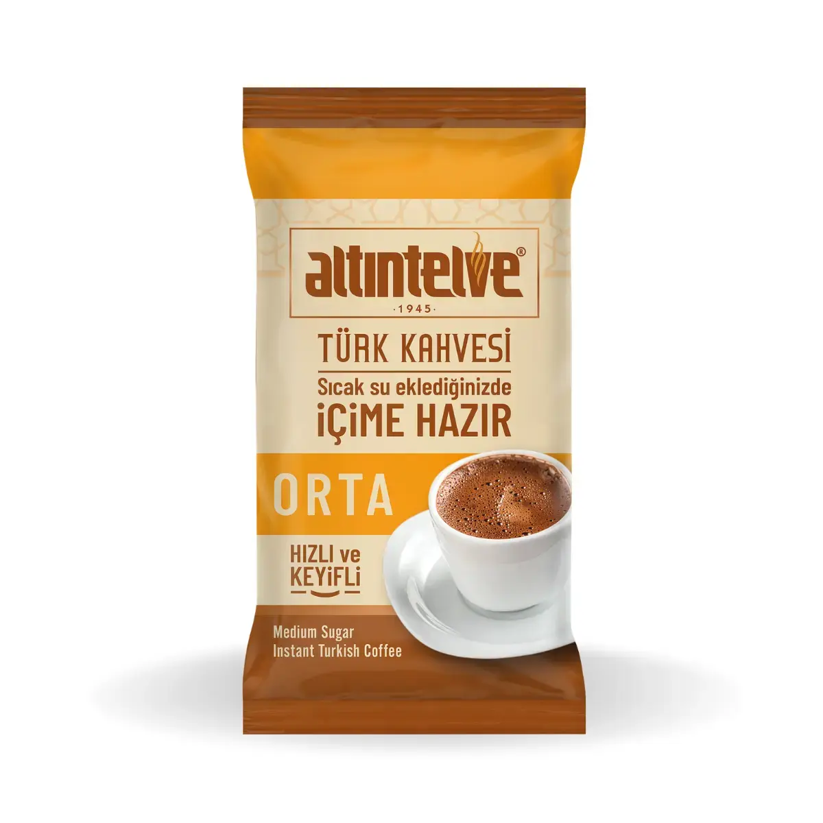 Altıntelve Hazır Türk Kahvesi Orta 24’lü – Pratik Az Şekerli Türk Kahvesi