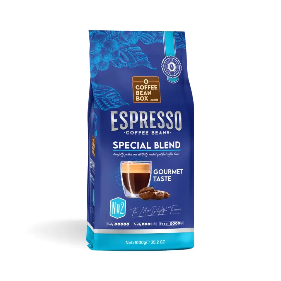 CoffeeBeanBox Special Blend Espresso Çekirdek Kahve 1 Kg – Gourmet Taste
