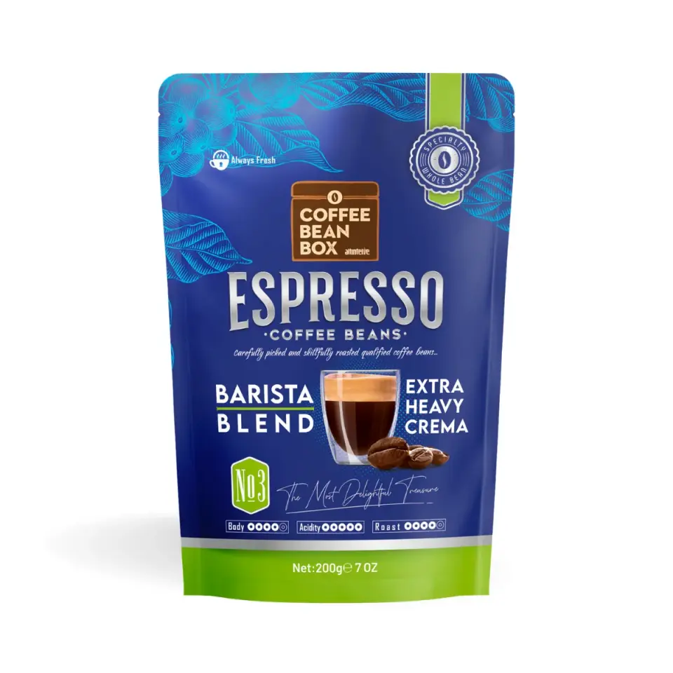 CoffeeBeanBox Barista Blend Espresso Çekirdek Kahve 200 g – Extra Crema