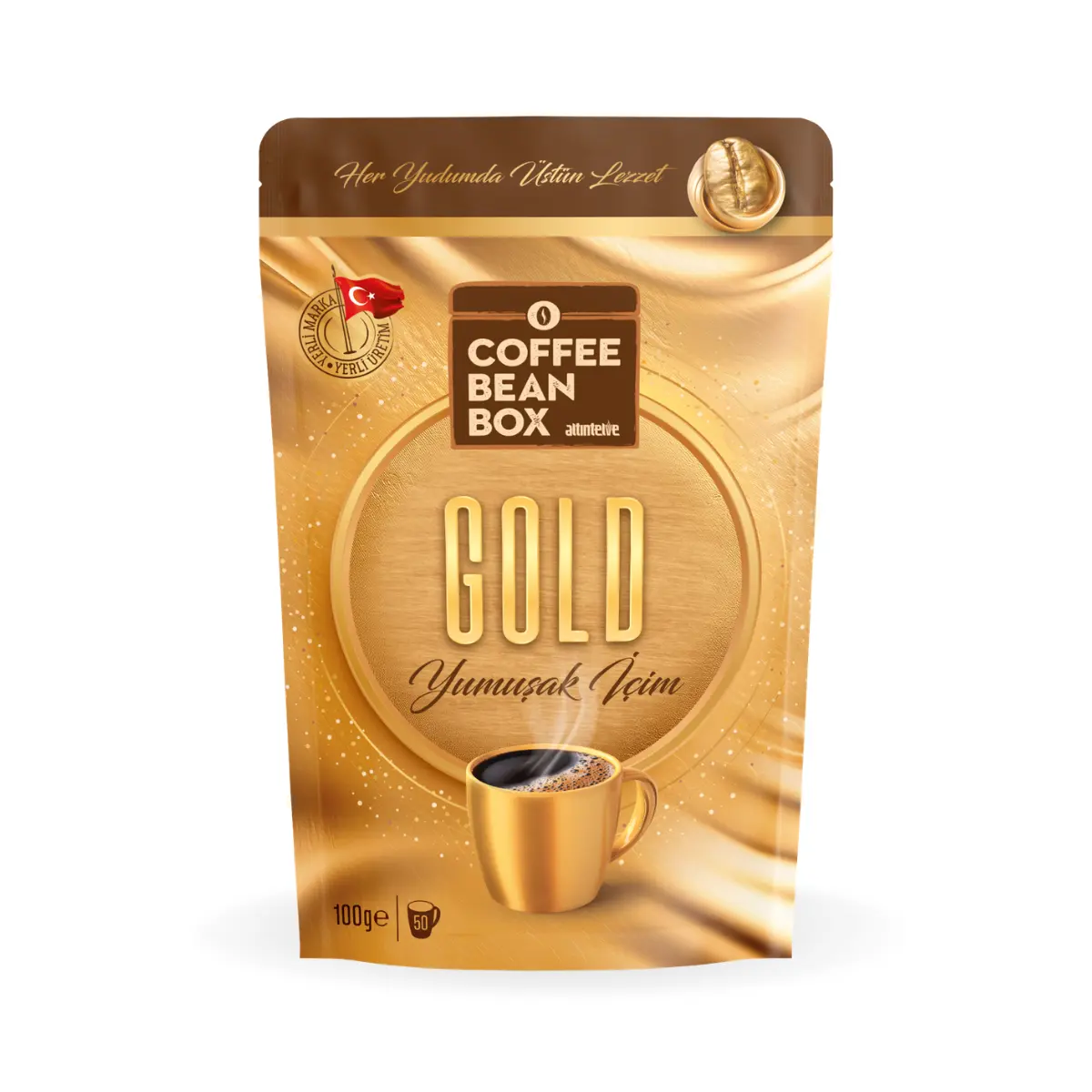 CoffeeBeanBox Gold Granül Kahve 100 g – Yumuşak İçim