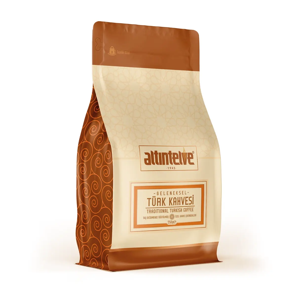 Altıntelve Geleneksel Türk Kahvesi 250 gr (Zipli Ambalaj)