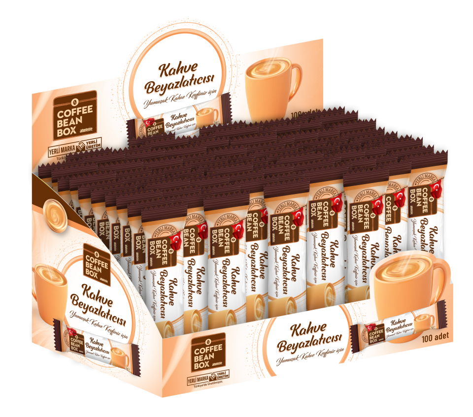 CoffeeBeanBox Kahve Beyazlatıcı 5 gr (100'lü Kutu)