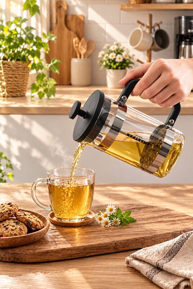 Porsima Smartpan BV008 600 ml Cam French Press
