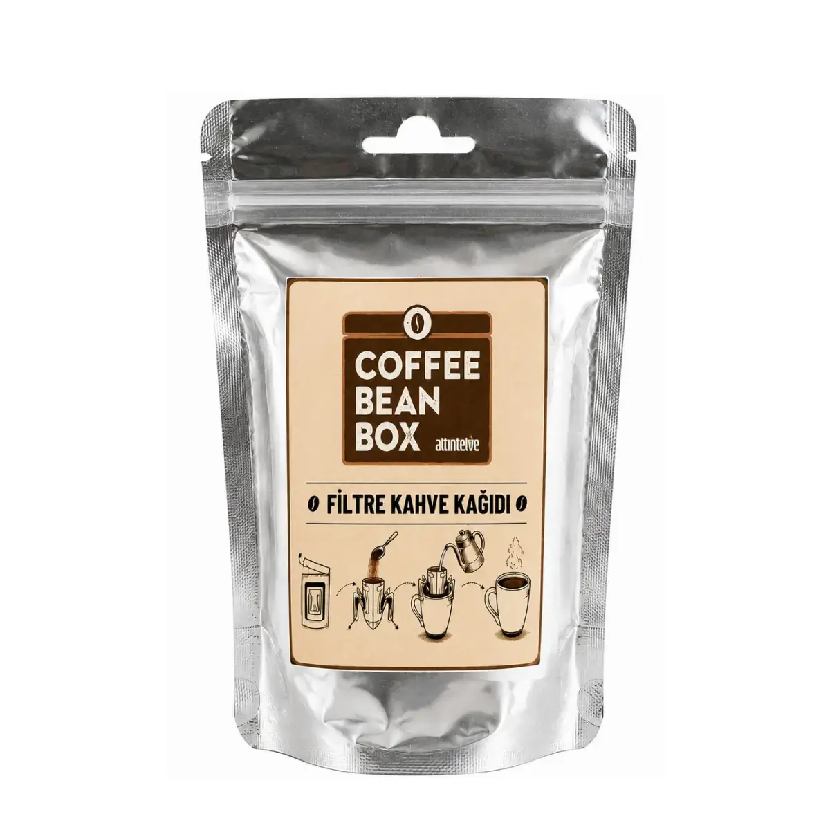 CoffeeBeanBox Pratik Filtre Kahve Kağıdı 25'li