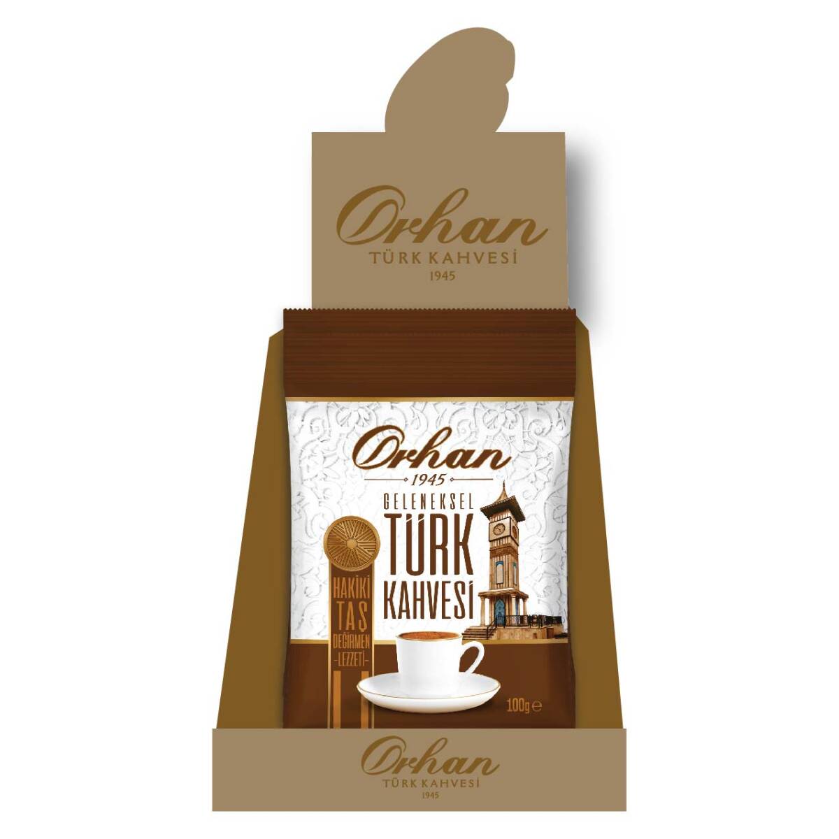 Orhan Öğütülmüş Türk Kahvesi 12x100 gr - 1