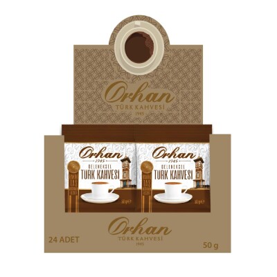 Orhan Öğütülmüş Türk Kahvesi 24x50 g - Orhan