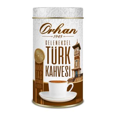 Orhan Öğütülmüş Türk Kahvesi Teneke 250 Gr - 3