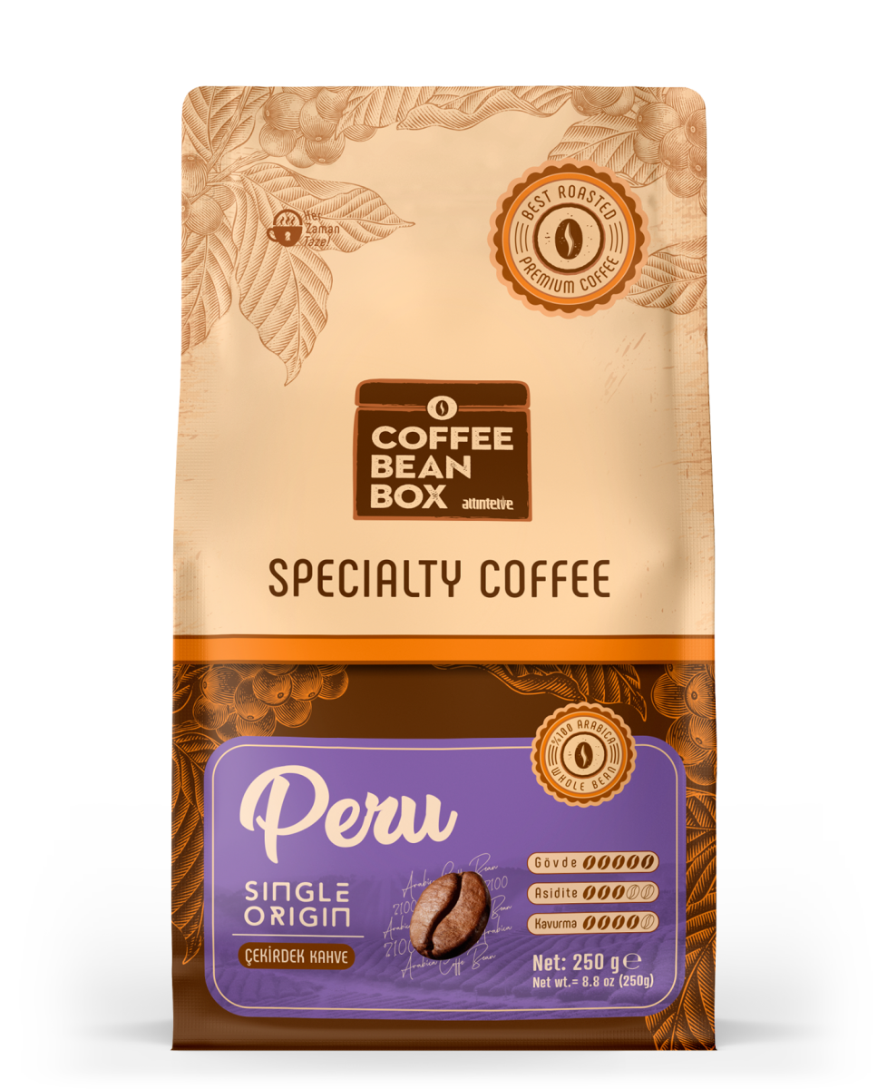 Peru Çekirdek Kahve 250 Gr - 1