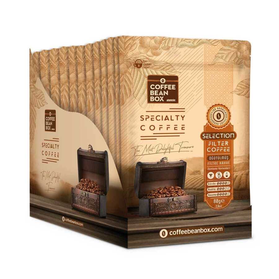 Selection Filtre Kahve 80 g (10lu Kutu) Toptan Filtre Kahve Coffee Bean